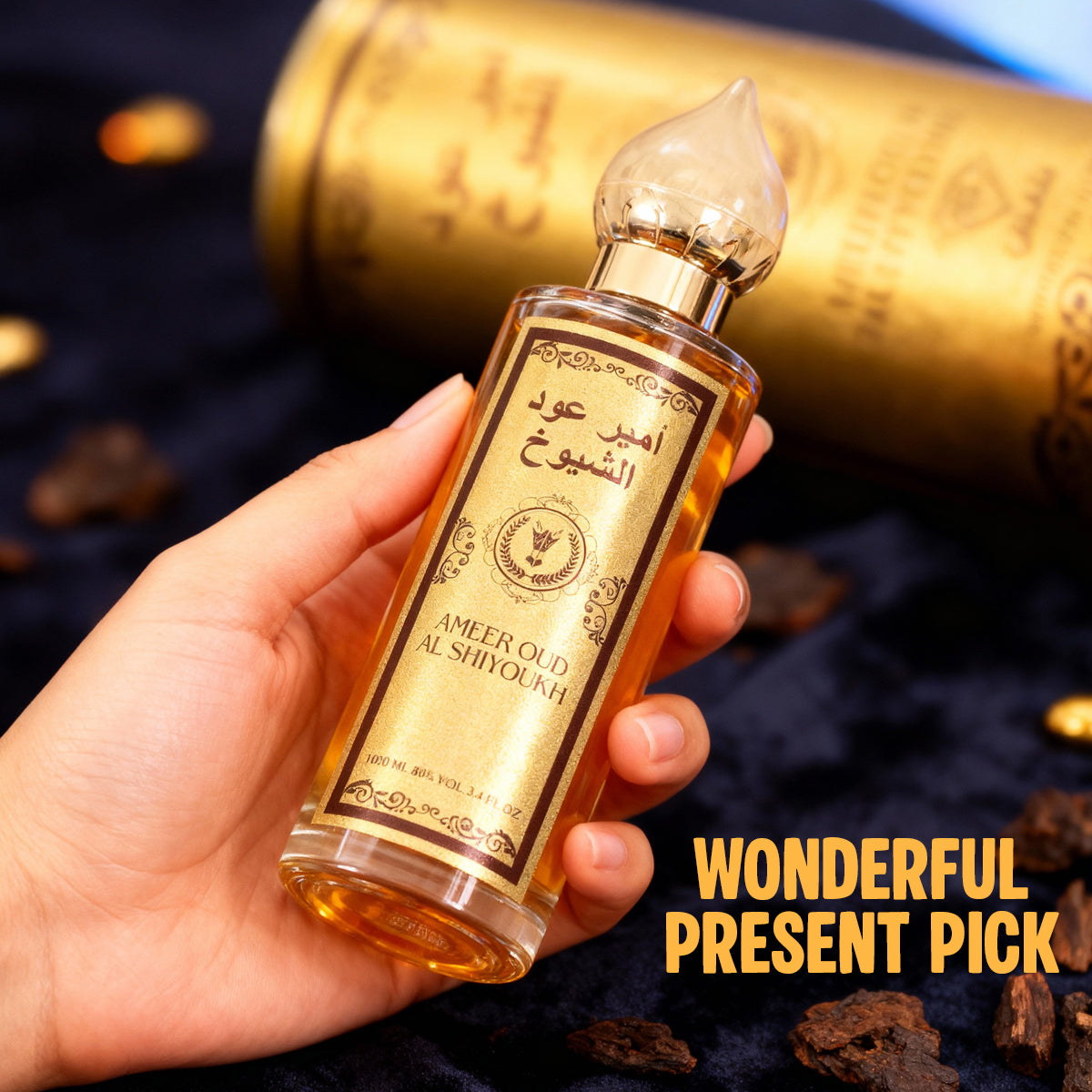 Ameer Oud Al Shiyoukh Spray Perfume Eau De Parfum For Men And Women - 100ML/3.4FL.OZ.