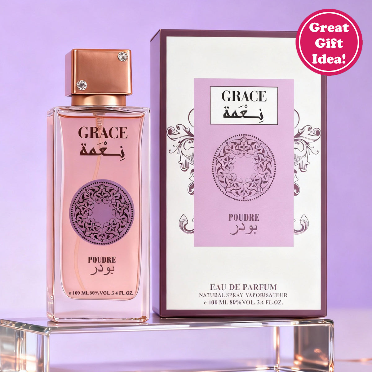 Grace Poudre Spray Perfume Eau De Parfum For Women - 100ML/3.4FL.OZ.