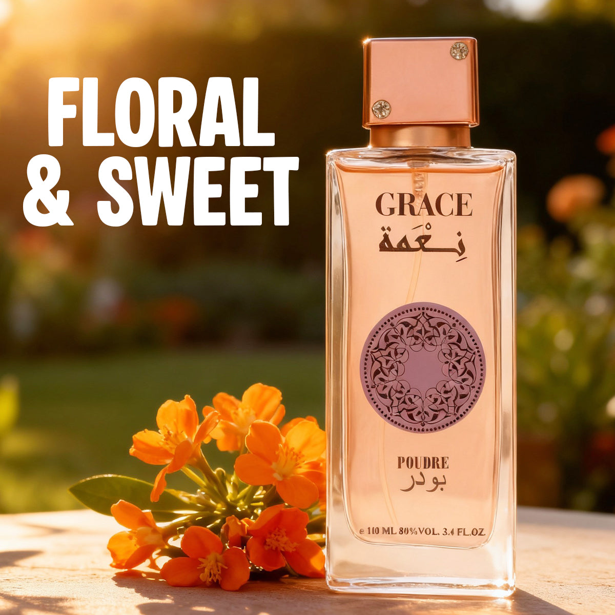 Grace Poudre Spray Perfume Eau De Parfum For Women - 100ML/3.4FL.OZ.
