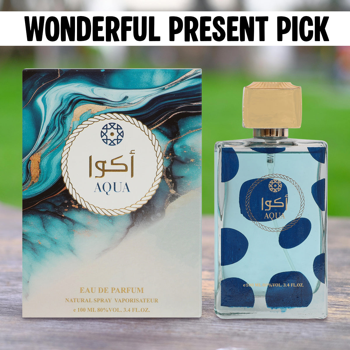 Aqua Spray Perfume Eau De Parfum For Men And Women - 100ML/3.4FL.OZ.