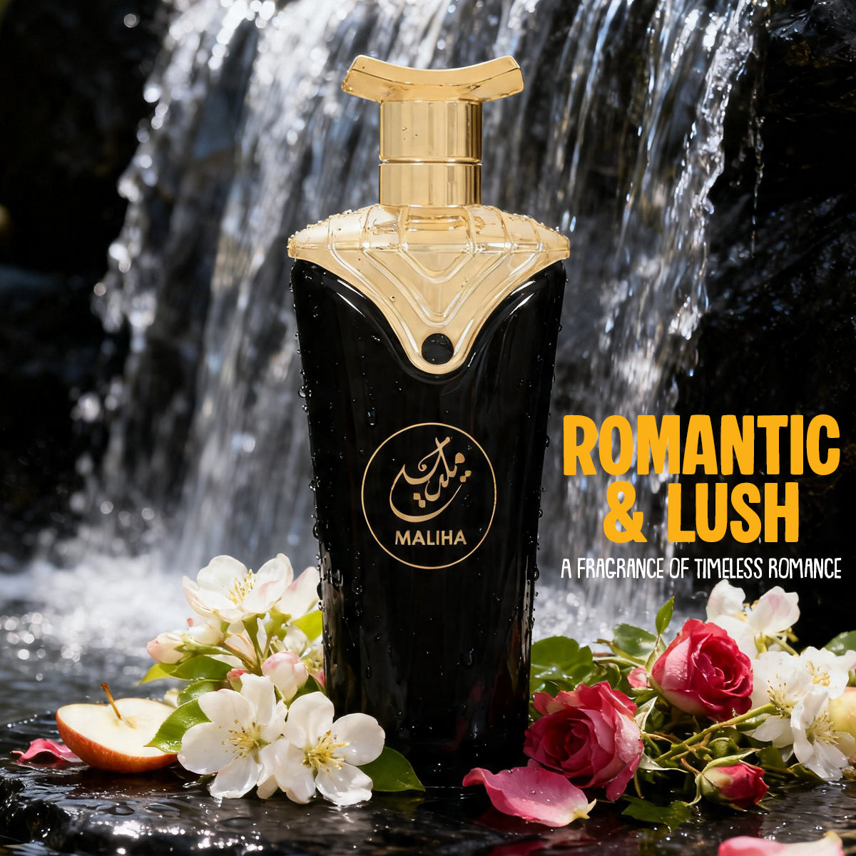 Maliha Black Spray Perfume Eau De Parfum For Women - 100ML/3.4FL.OZ./3PCS