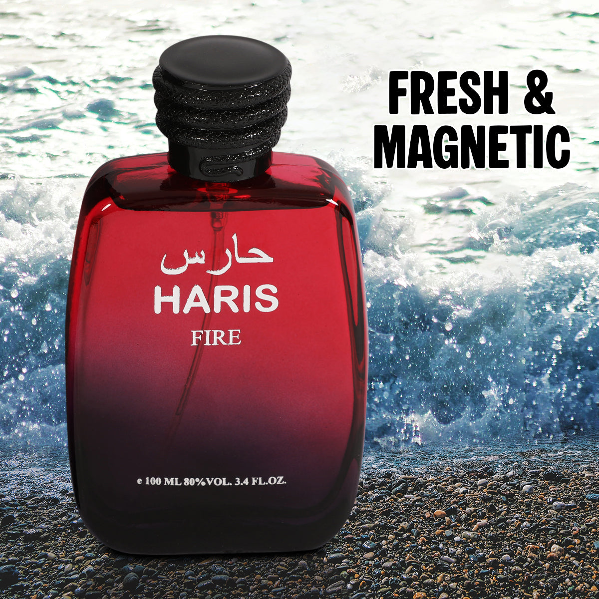 Haris Fire Spray Perfume Eau De Parfum For Men And Women - 100ML/3.4FL.OZ.