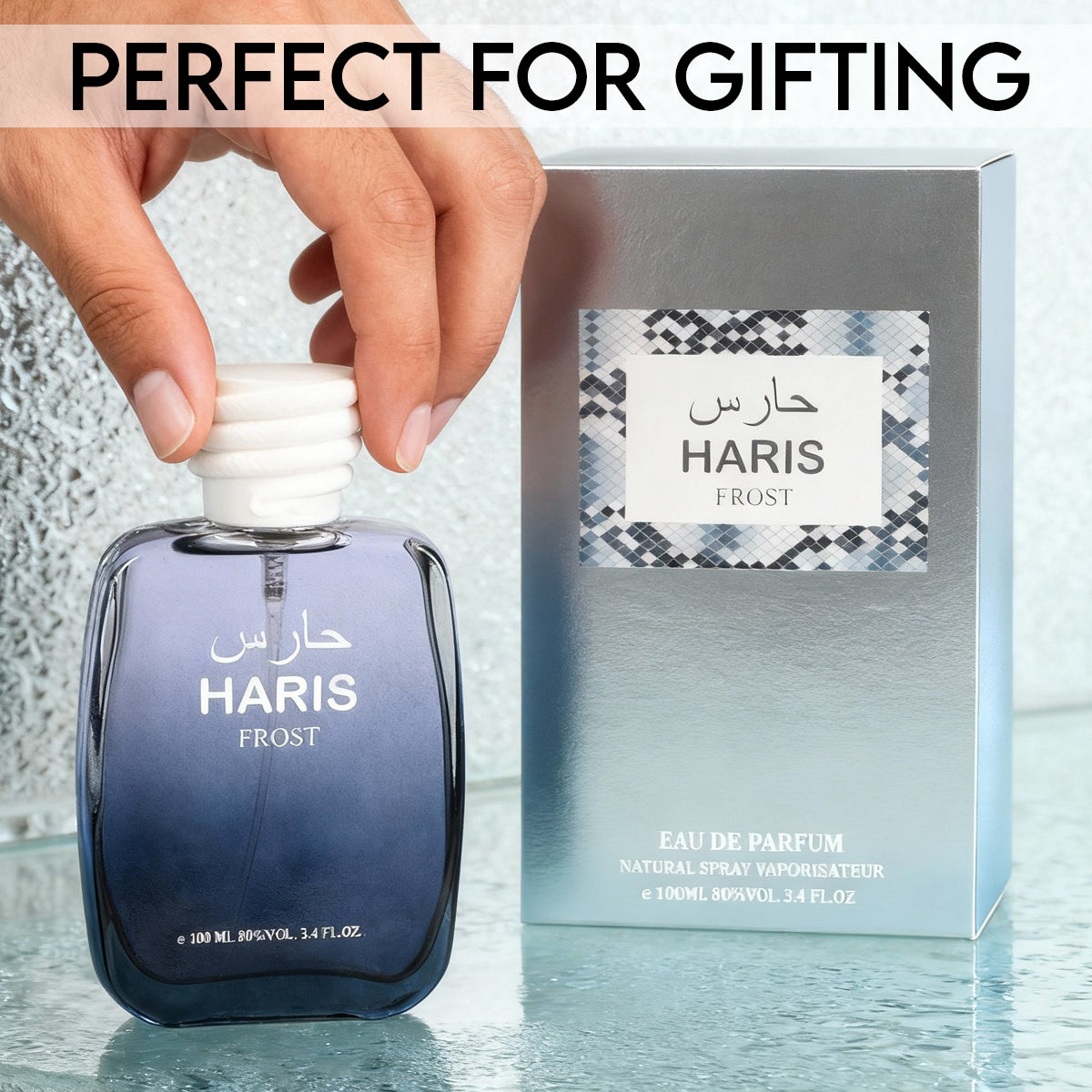 Haris Frost Spray Perfume Eau De Parfum For Men - 100ML/3.4FL.OZ.