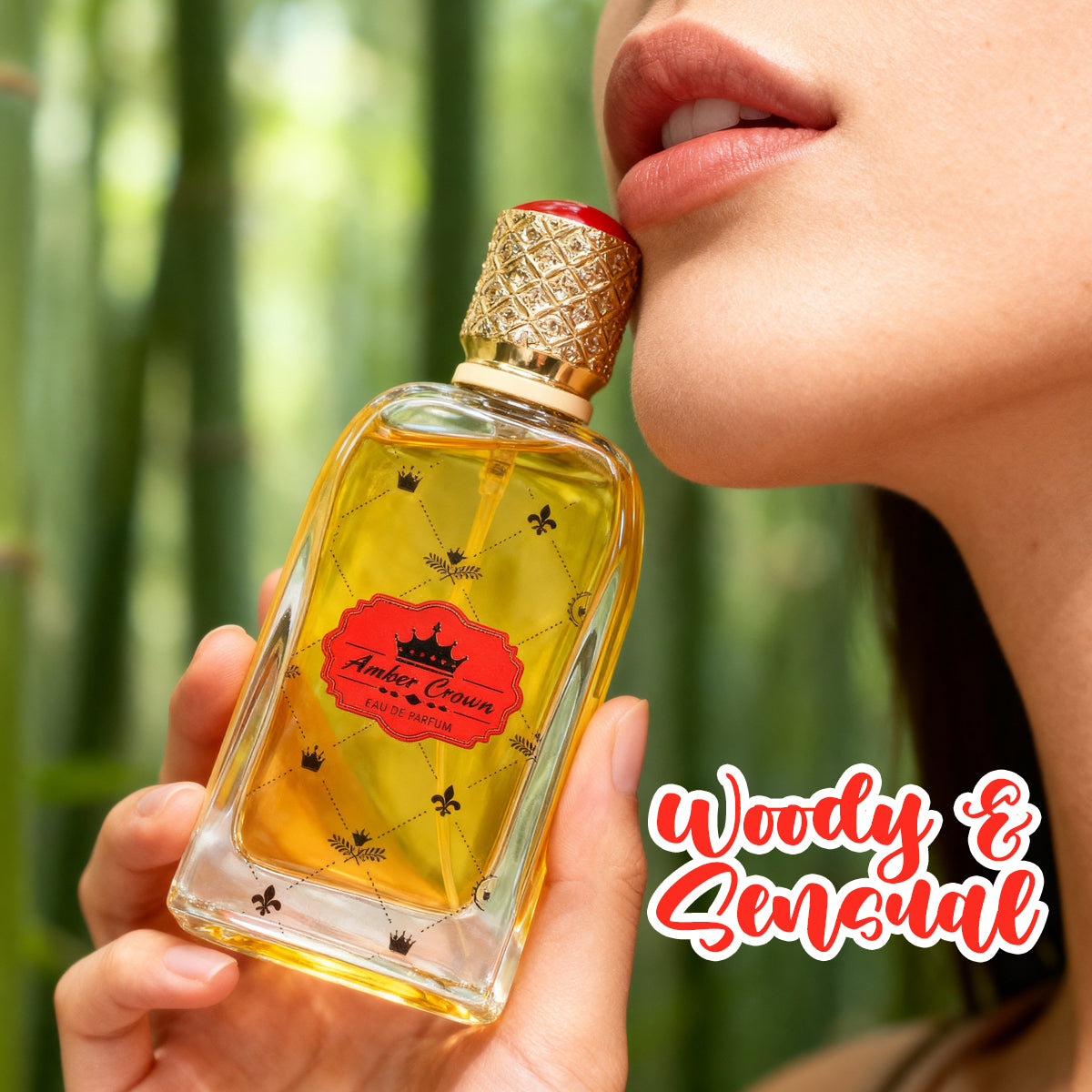 Amber Crown Spray Perfume Eau De Parfum For Men And Women - 100ML/3.4FL.OZ./3PCS