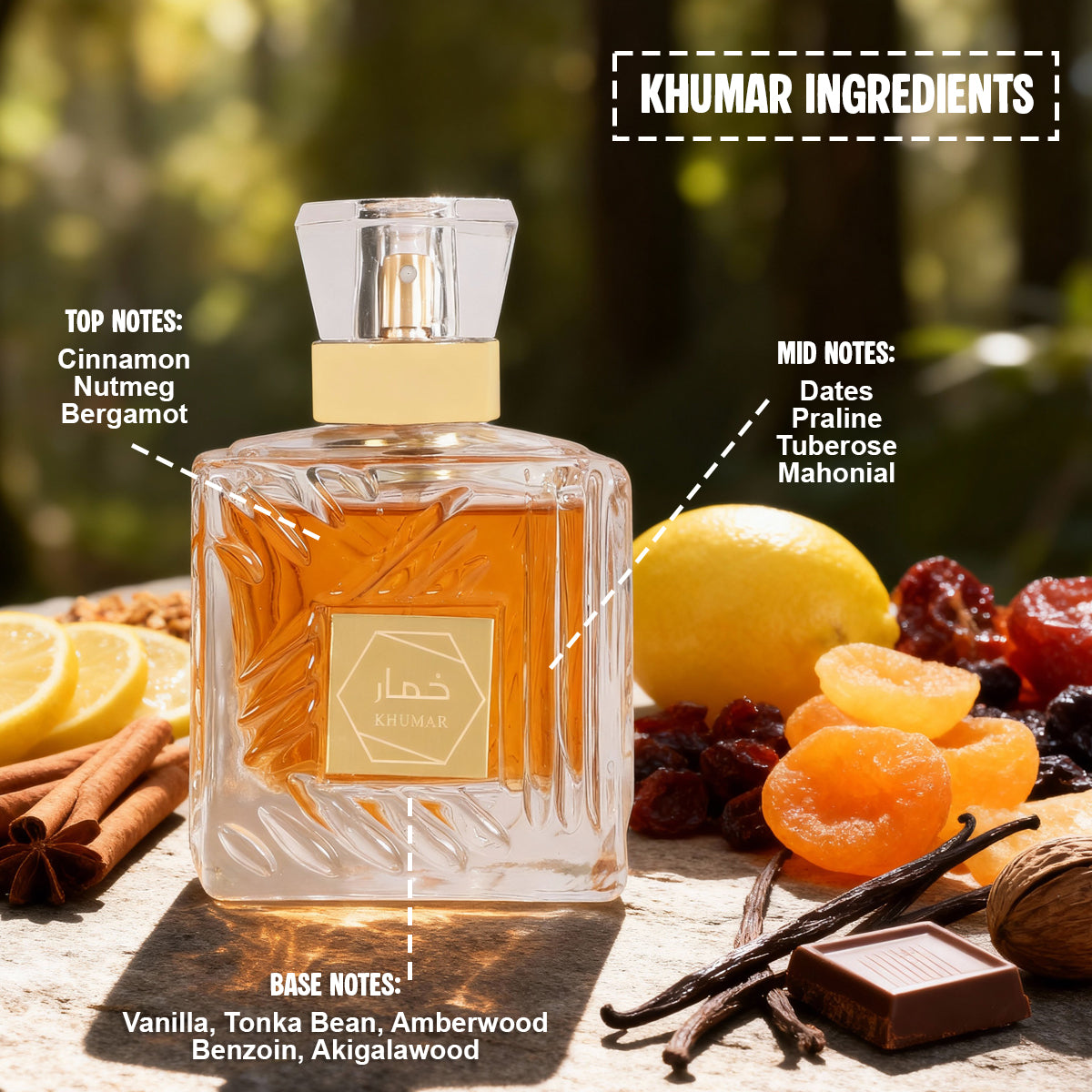 Khumar Spray Perfume Eau De Parfum For Men And Women - 100ML/3.4FL.OZ.