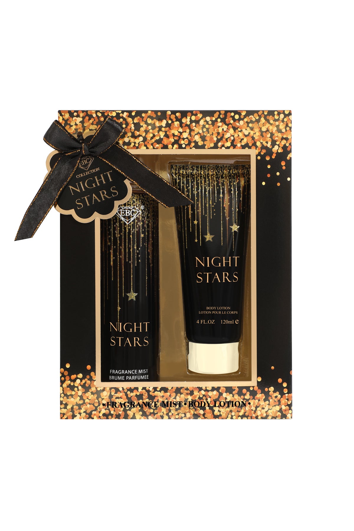 Night Stars Fragrance Mist Body Lotion Gift Set For Women - 2 Piece Set