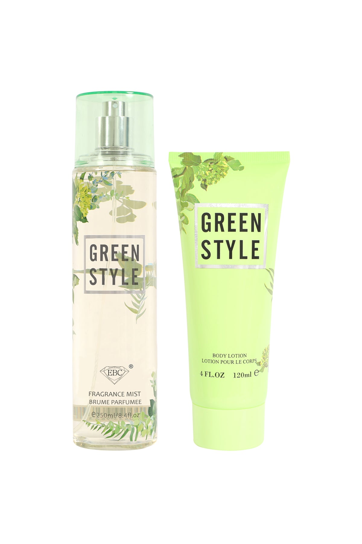 Green Style Fragrance Mist & Body Lotion Gift Set For Women - 2 Piece Set