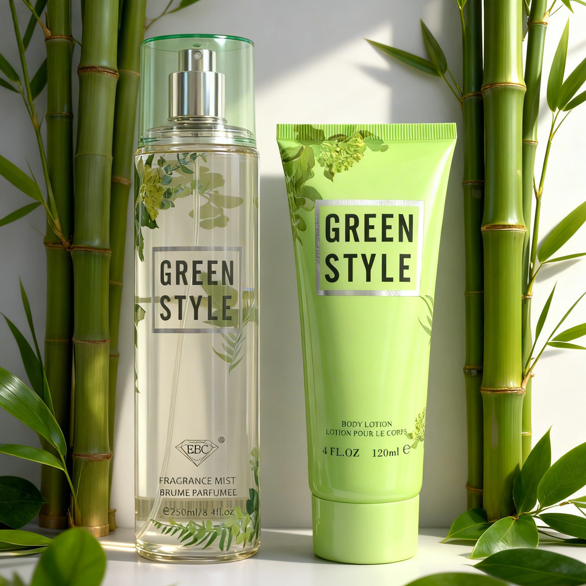 Green Style Fragrance Mist & Body Lotion Gift Set For Women - 2 Piece Set