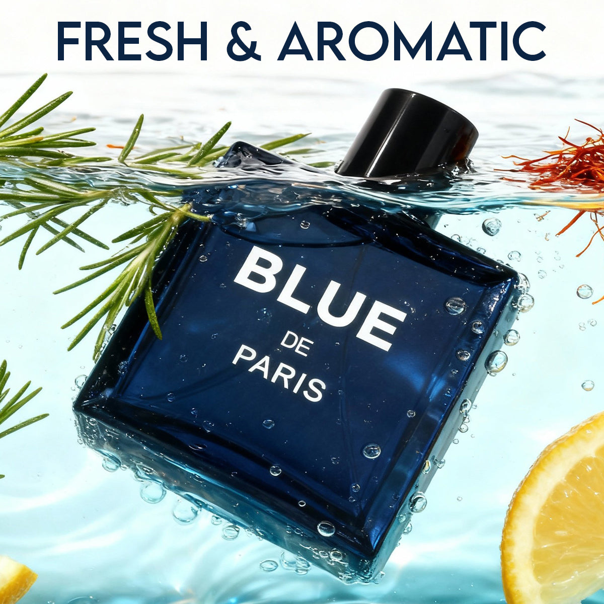 Blue De Paris Spray Perfume Eau De Parfum For Men  - 100ML/3.4FL.OZ.