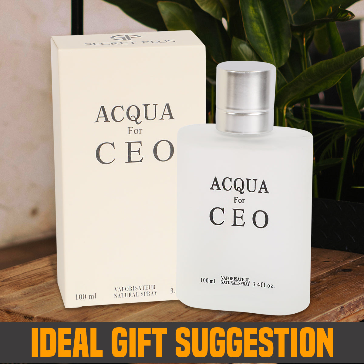 Acqua For Ceo Spray Cologne Eau De Toilette For Men - 100ML/3.4 FL.OZ.