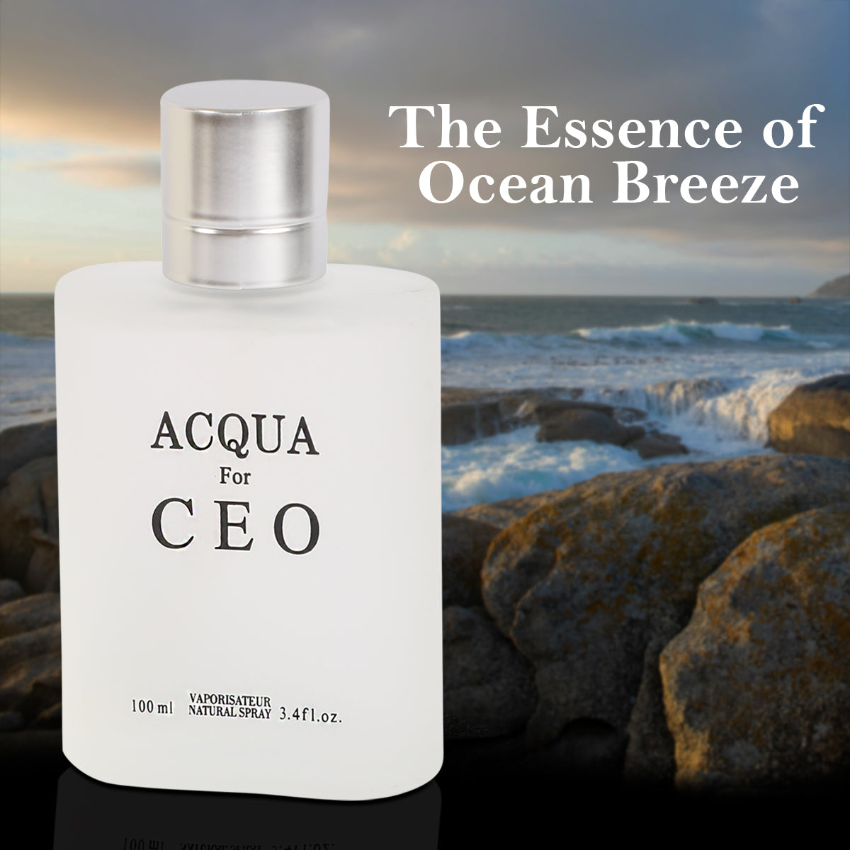 Acqua For Ceo Spray Cologne Eau De Toilette For Men - 100ML/3.4 FL.OZ.