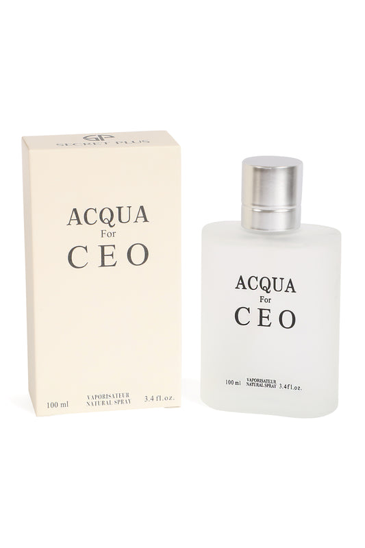 Acqua For Ceo Spray Cologne Eau De Toilette For Men - 100ML/3.4 FL.OZ.