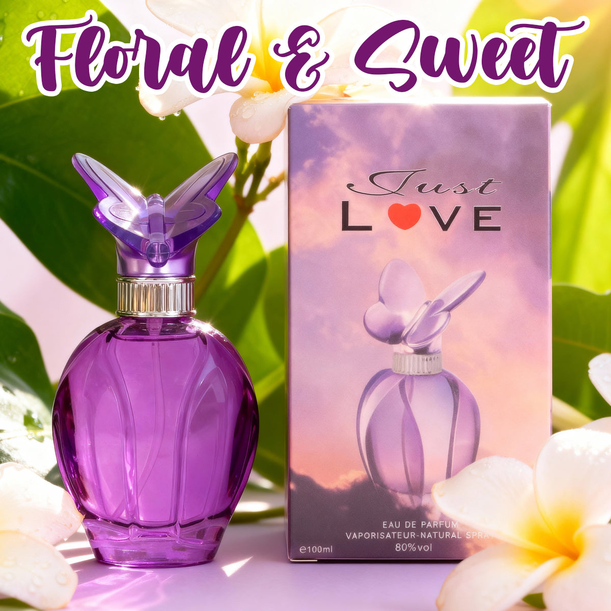 Just Love Spray Perfume Eau De Parfum For Women - 100ML/3.3FL.OZ.