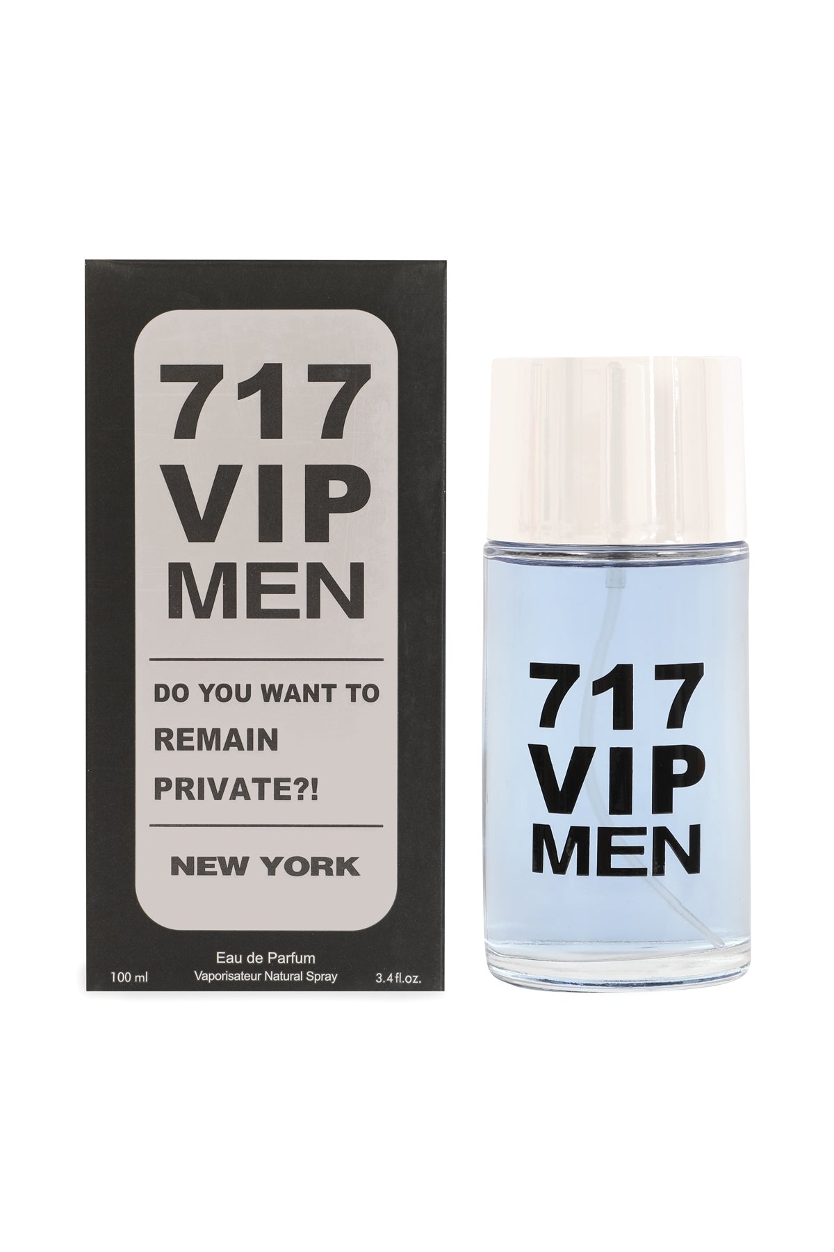 717 VIP Men Private New York Spray Perfume Eau De Parfum For Men 100ML/3.4FL.OZ.