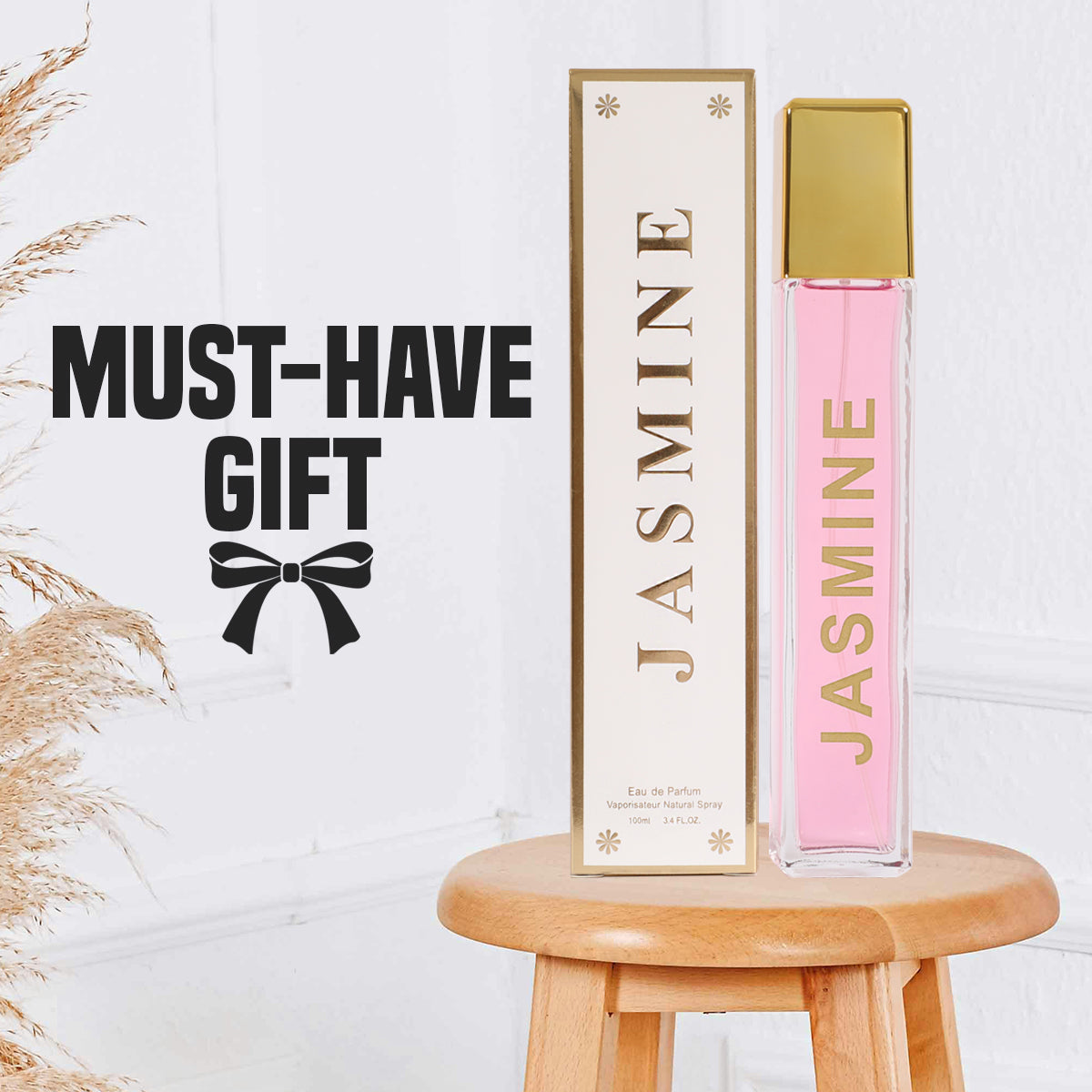 Jasmine Spray Perfume Eau De Parfum For Women - 100ML/3.4 FL.OZ.