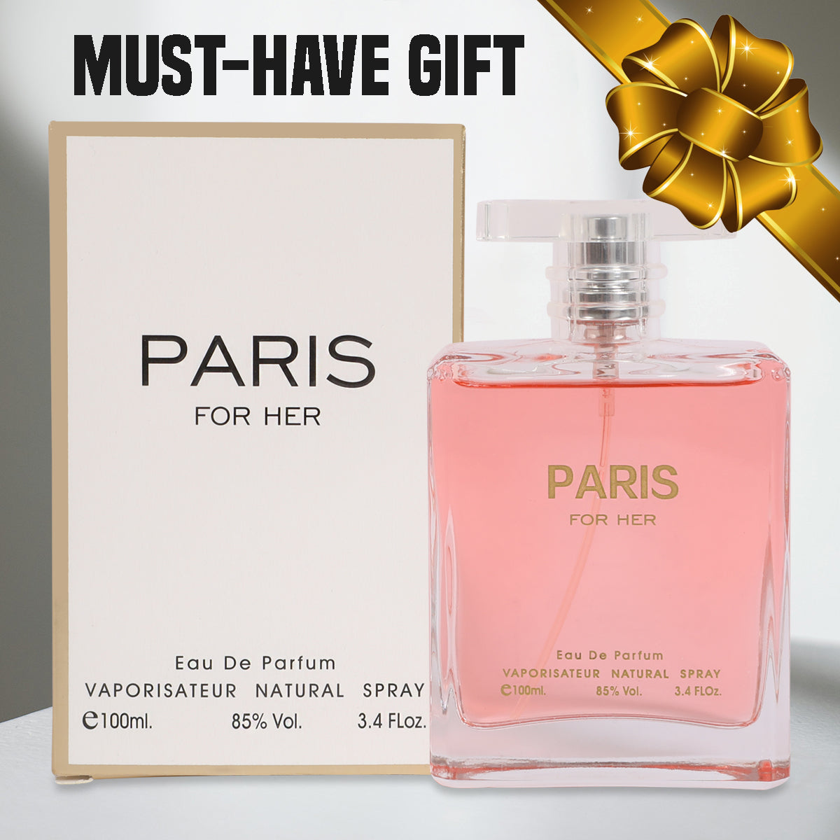 Paris For Her Spray Perfume Eau De Parfum For Women - 100ML/3.4 FL.OZ