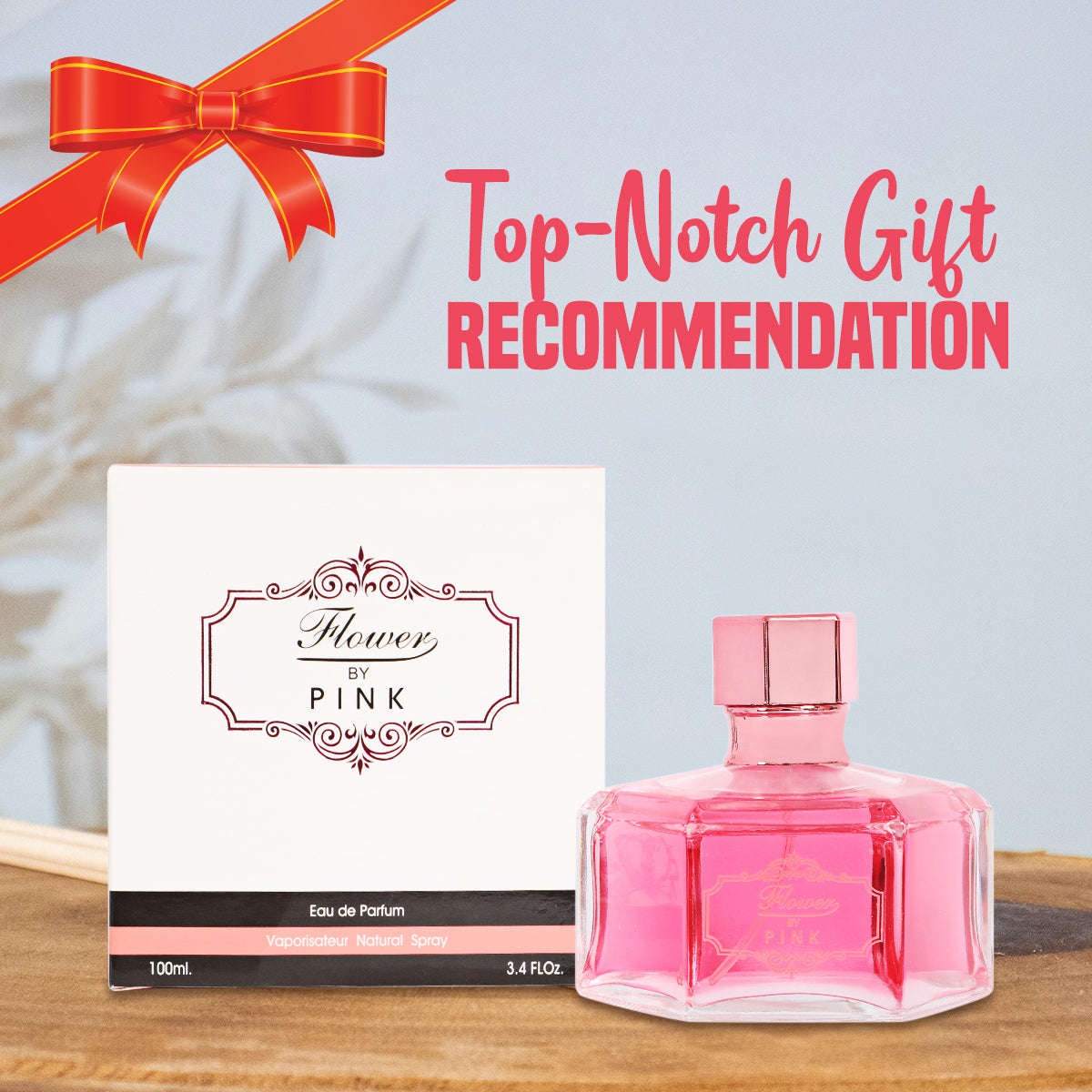 Flower By Pink Spray Perfume Eau De Parfum For Women - 100ML/3.4 FL.OZ