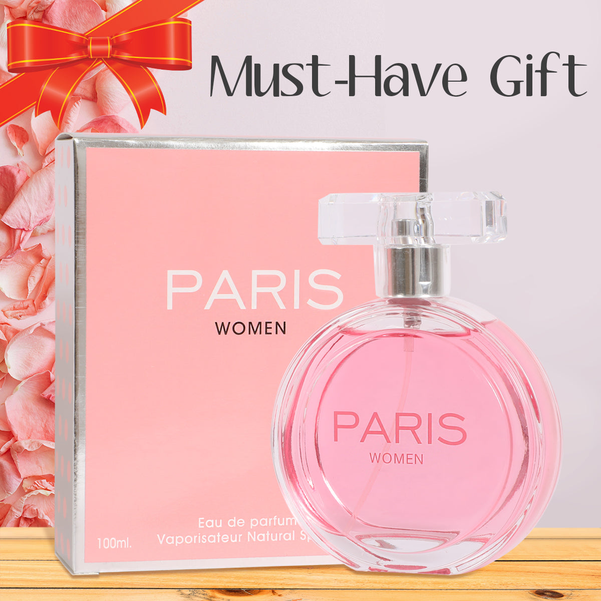 Paris Women Spray Perfume Eau De Parfum For Women - 100ML/3.4 FL.OZ.