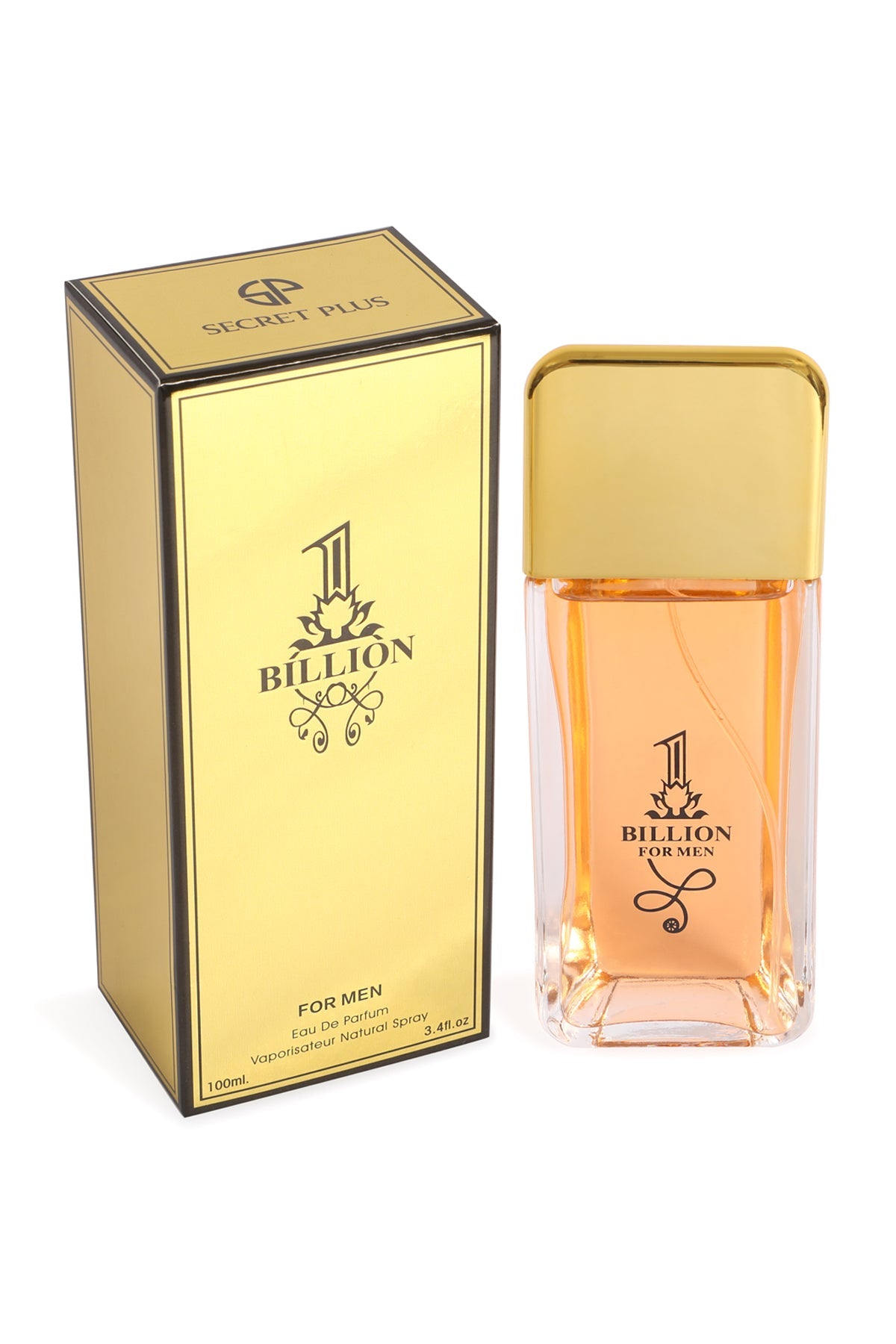 1 Billion Spray Cologne Eau De Parfum For Men - 100ML/3.4 FL.OZ.