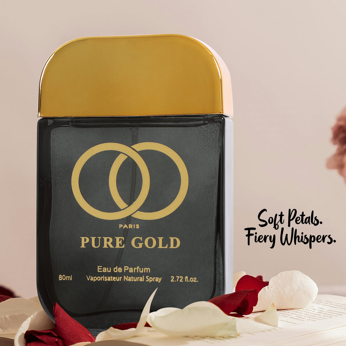 Paris Pure Gold Spray Perfume Eau De Parfum For Women - 80ML/2.72 FL.OZ