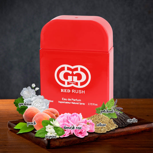 Paris Red Rush Spray Perfume Eau De Parfum For Women - 80ML/2.72 FL.OZ/3PCS