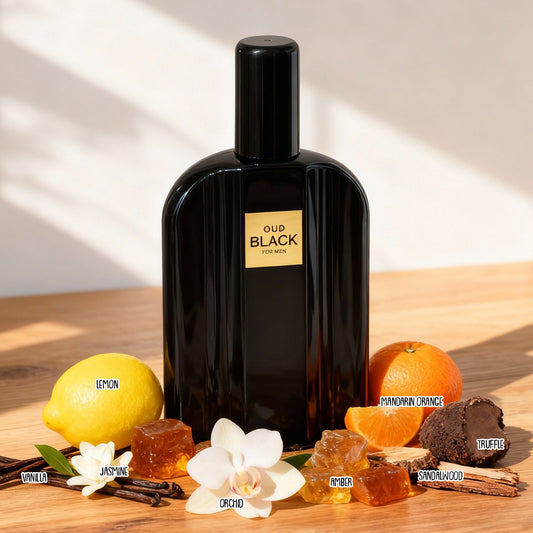 Oud Black Spray Perfume Eau De Parfum For Men - 100ML/3.4FL.OZ.