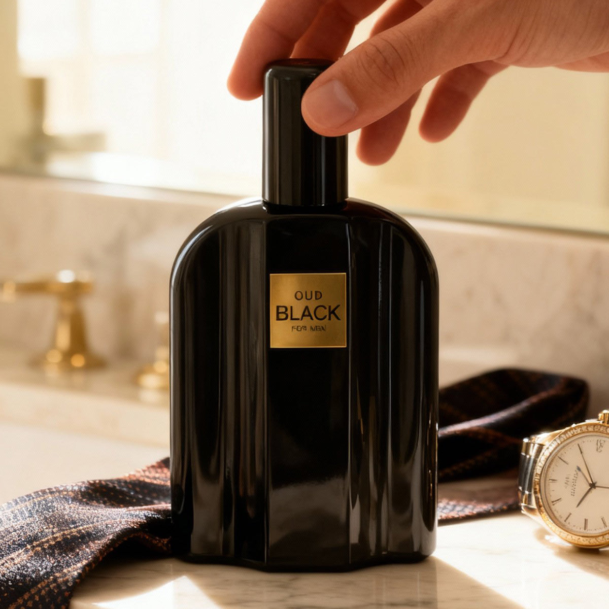 Oud Black Spray Perfume Eau De Parfum For Men - 100ML/3.4FL.OZ.