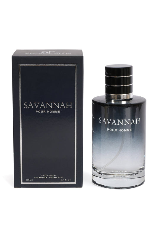 Savannah Spray Cologne Eau De Parfum For Men - 100ML/3.4 FL.OZ.