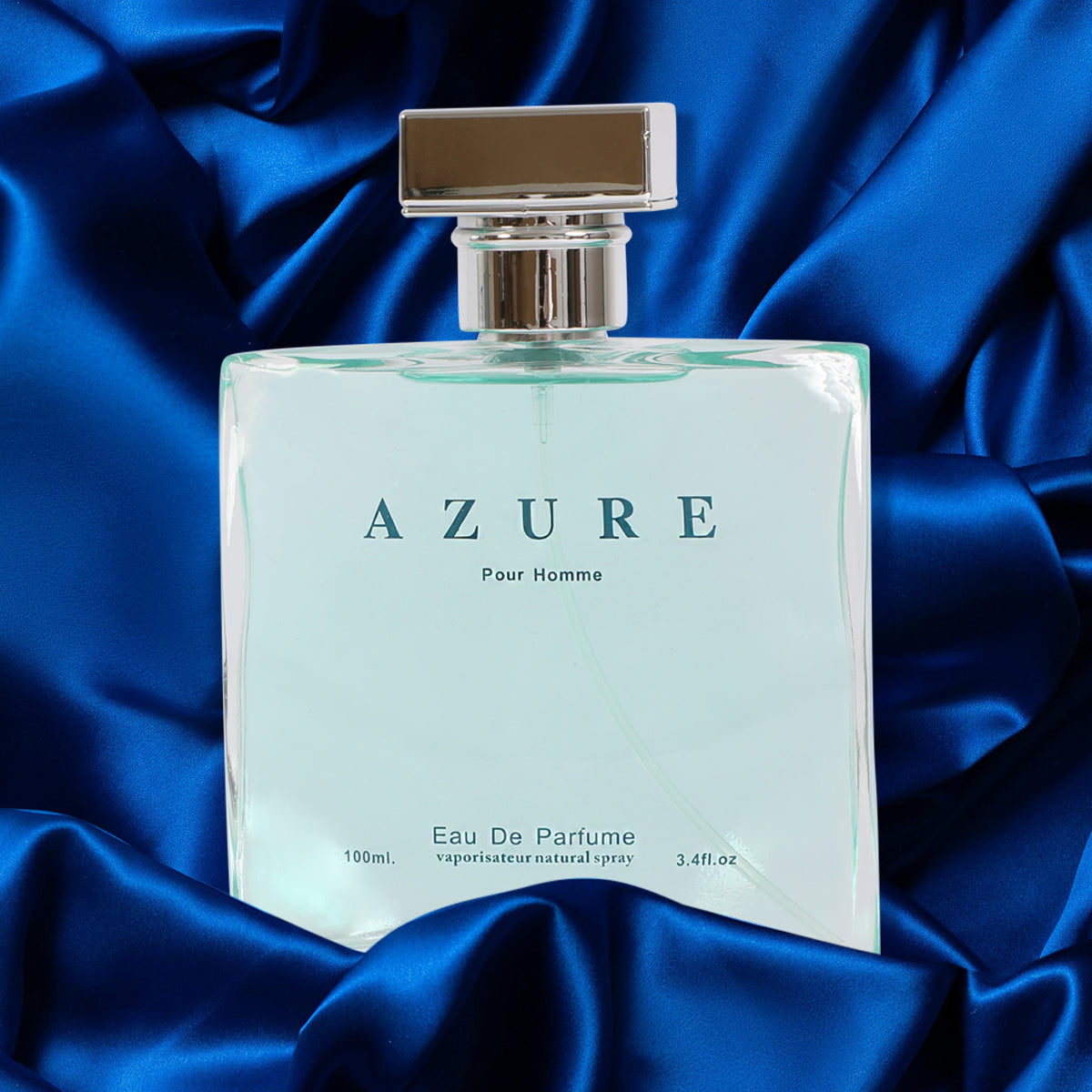 Azure Pour Homme Spray Cologne Eau De Parfum For Men - 100ML/3.4 FL.OZ.