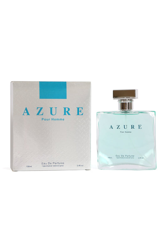 Azure Pour Homme Spray Cologne Eau De Parfum For Men - 100ML/3.4 FL.OZ.