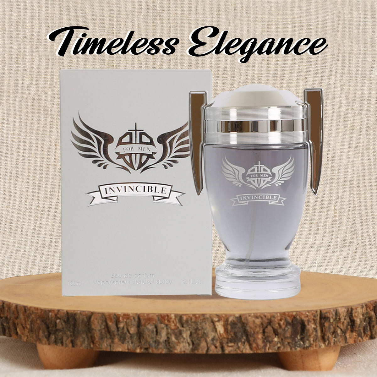 Invincible Spray Cologne Eau De Parfum For Men - 100ML/3.4 FL.OZ.
