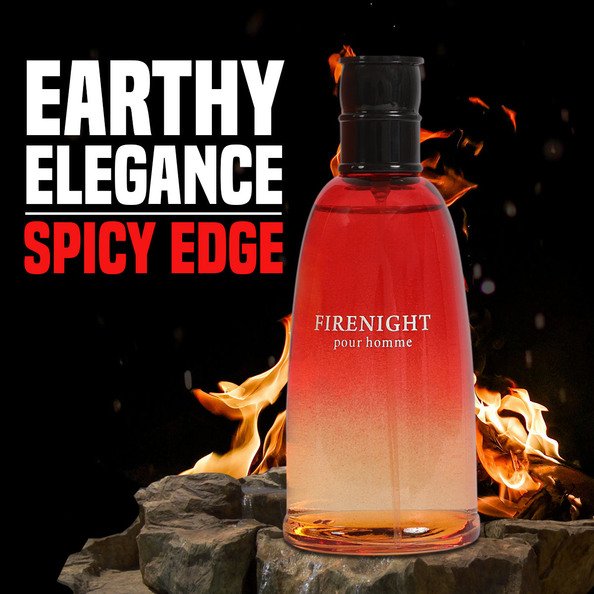 Firenight Pour Homme Spray Cologne Eau De Parfum For Men - 100ML/3.4 FL.OZ.