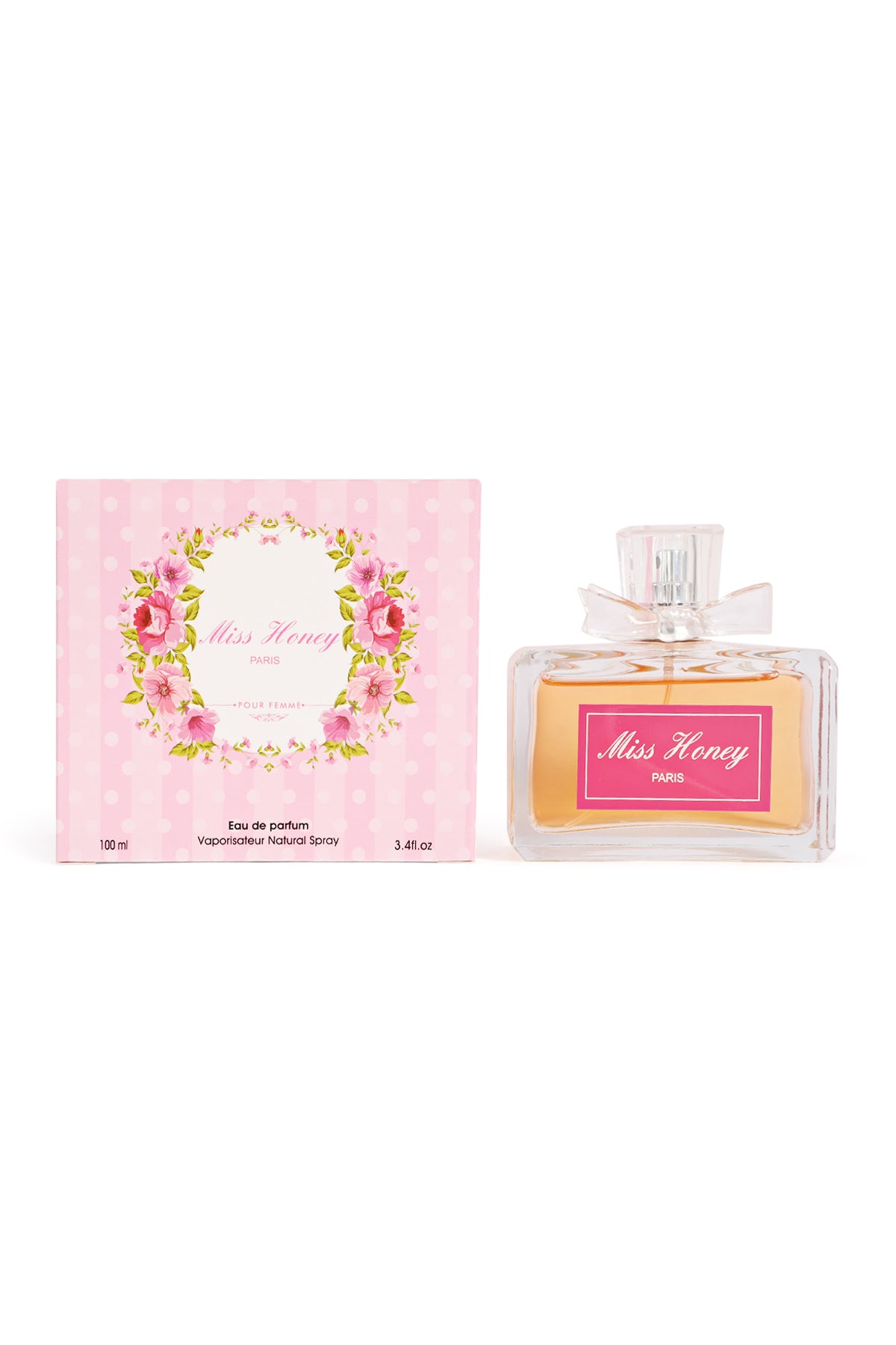 Miss Honey Paris Spray Perfume Eau De Parfum For Women - 100ML/3.4 FL.OZ