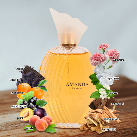 Amanda Spray Perfume Eau De Parfum For Women - 100ML/3.4FL.OZ.