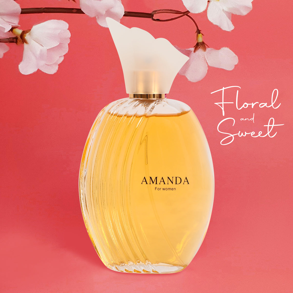 Amanda Spray Perfume Eau De Parfum For Women - 100ML/3.4FL.OZ.