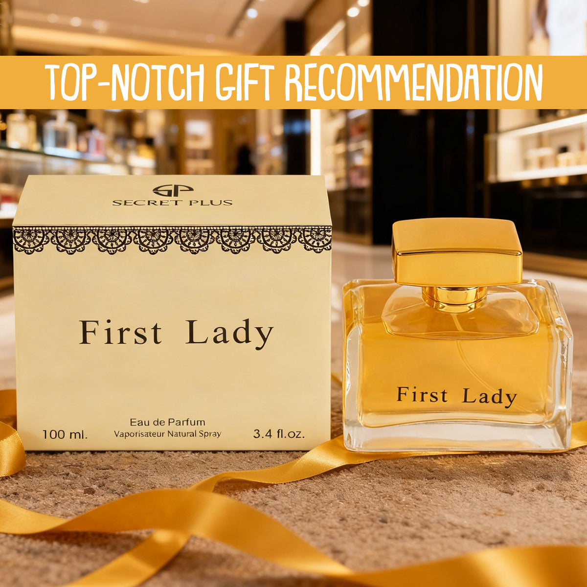 First Lady Spray Perfume Eau De Parfum For Women - 100ML/3.4FL.OZ.