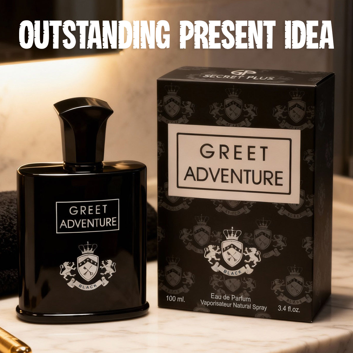 Greet Adventure Spray Perfume Eau De Parfum For Men - 100ML/3.4FL.OZ.