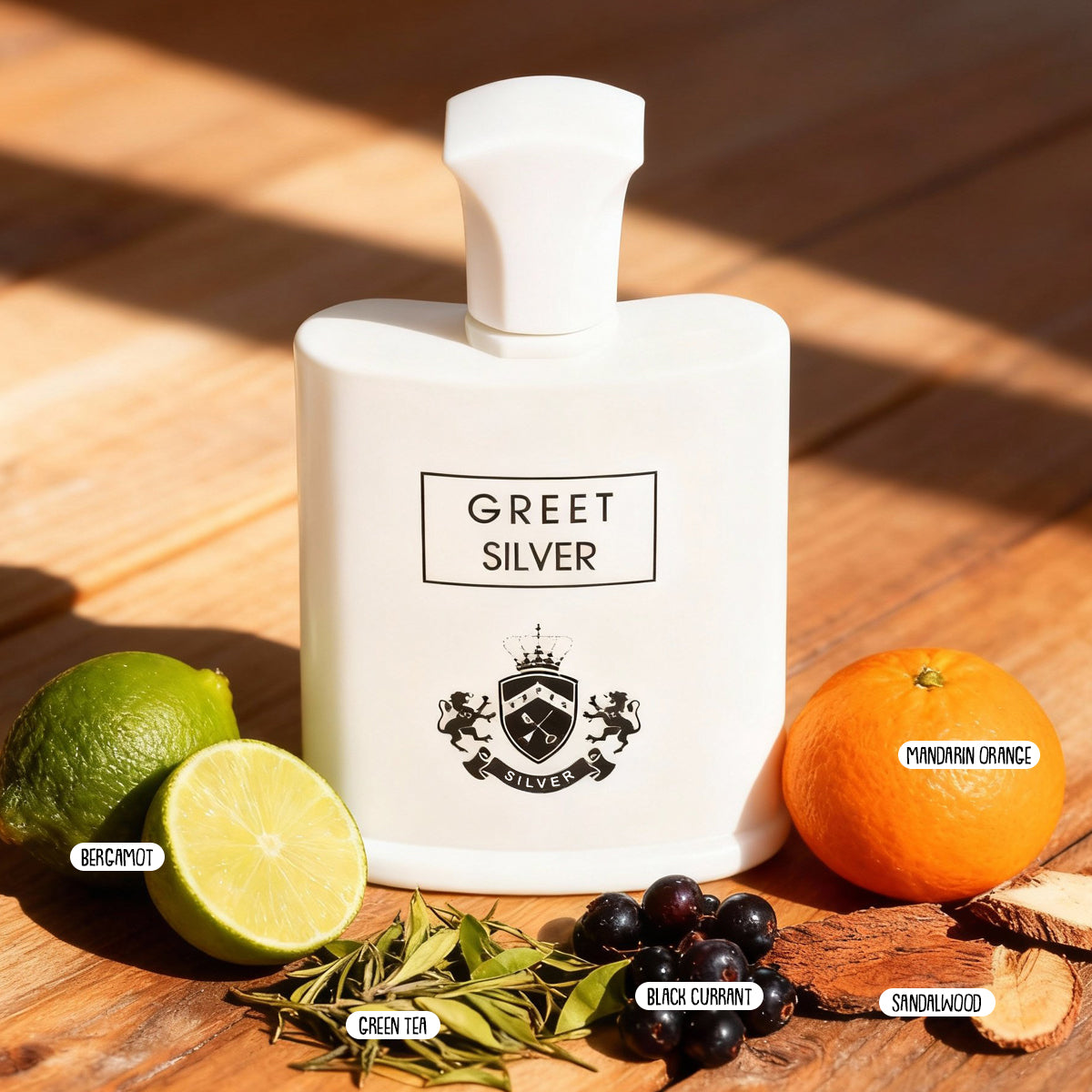 Greet Silver Spray Perfume Eau De Parfum For Men - 100ML/3.4FL.OZ.
