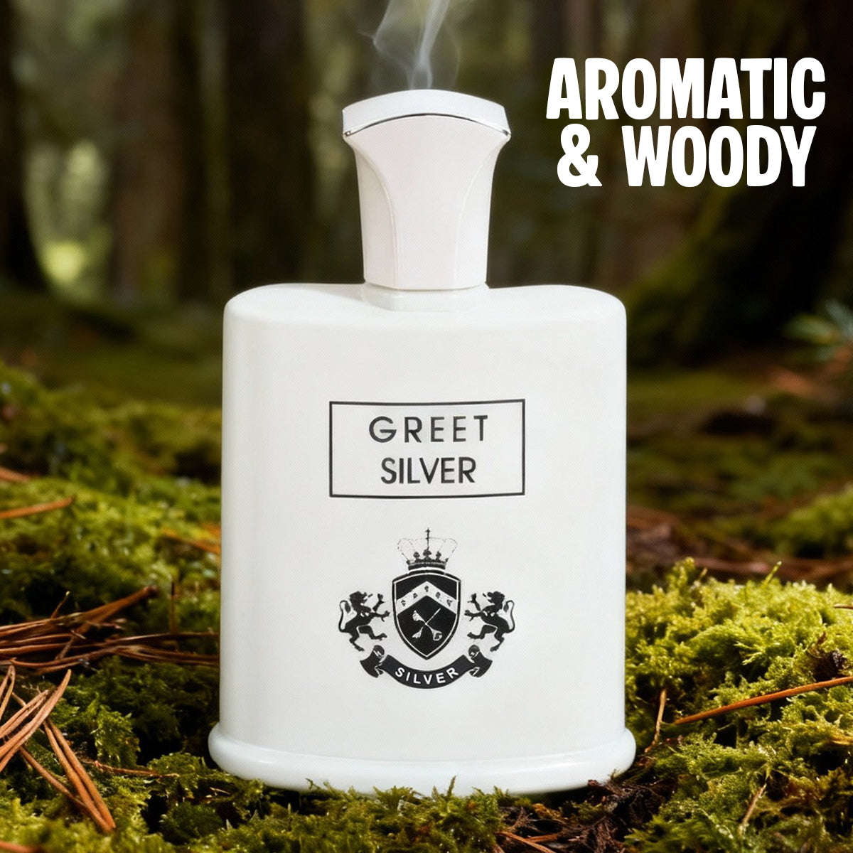 Greet Silver Spray Perfume Eau De Parfum For Men - 100ML/3.4FL.OZ.