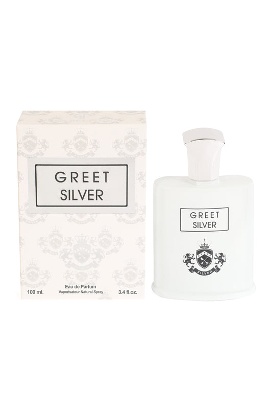 Greet Silver Spray Perfume Eau De Parfum For Men - 100ML/3.4FL.OZ.