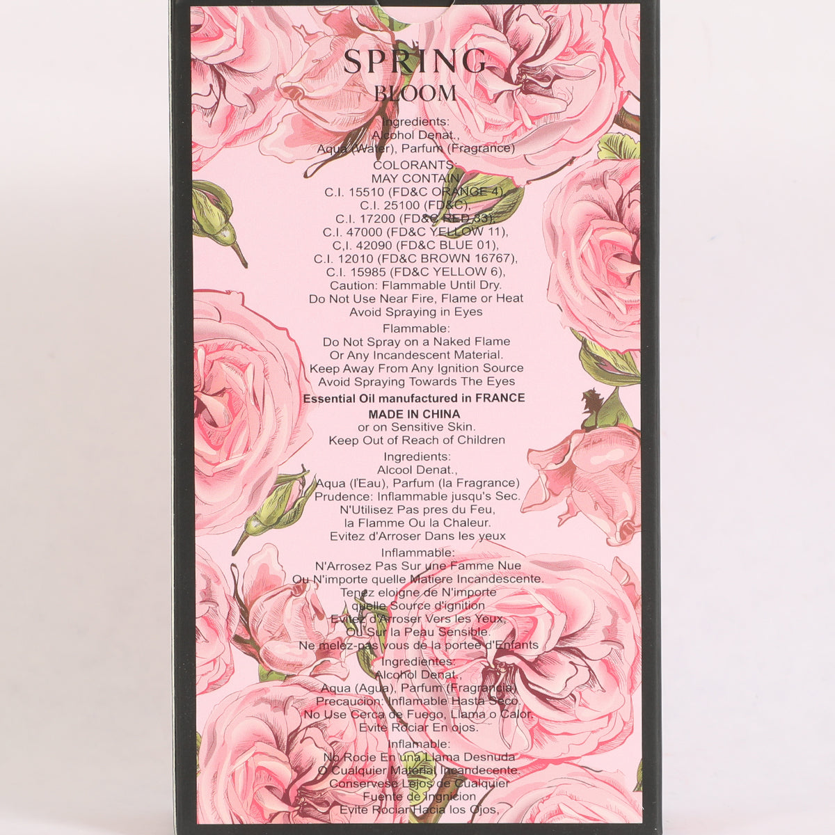 Spring Bloom Spray Perfume Eau De Parfum For Women - 100ML/3.4FL.OZ.
