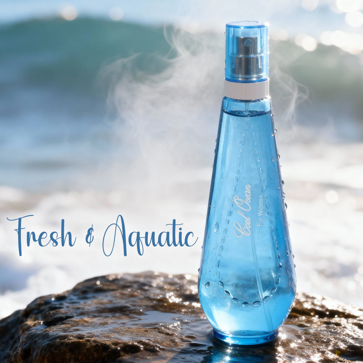 Cool Ocean For Spray Perfume Eau De Parfum For Women - 100ML/3.4FL.OZ.