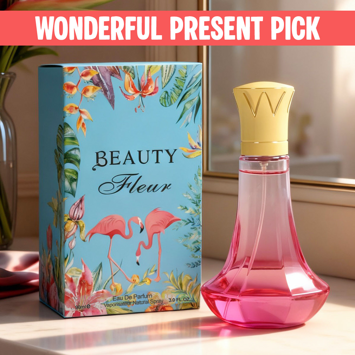 Beauty Fleur Spray Perfume Eau De Parfum For Women - 90ML/3.0FL.OZ.