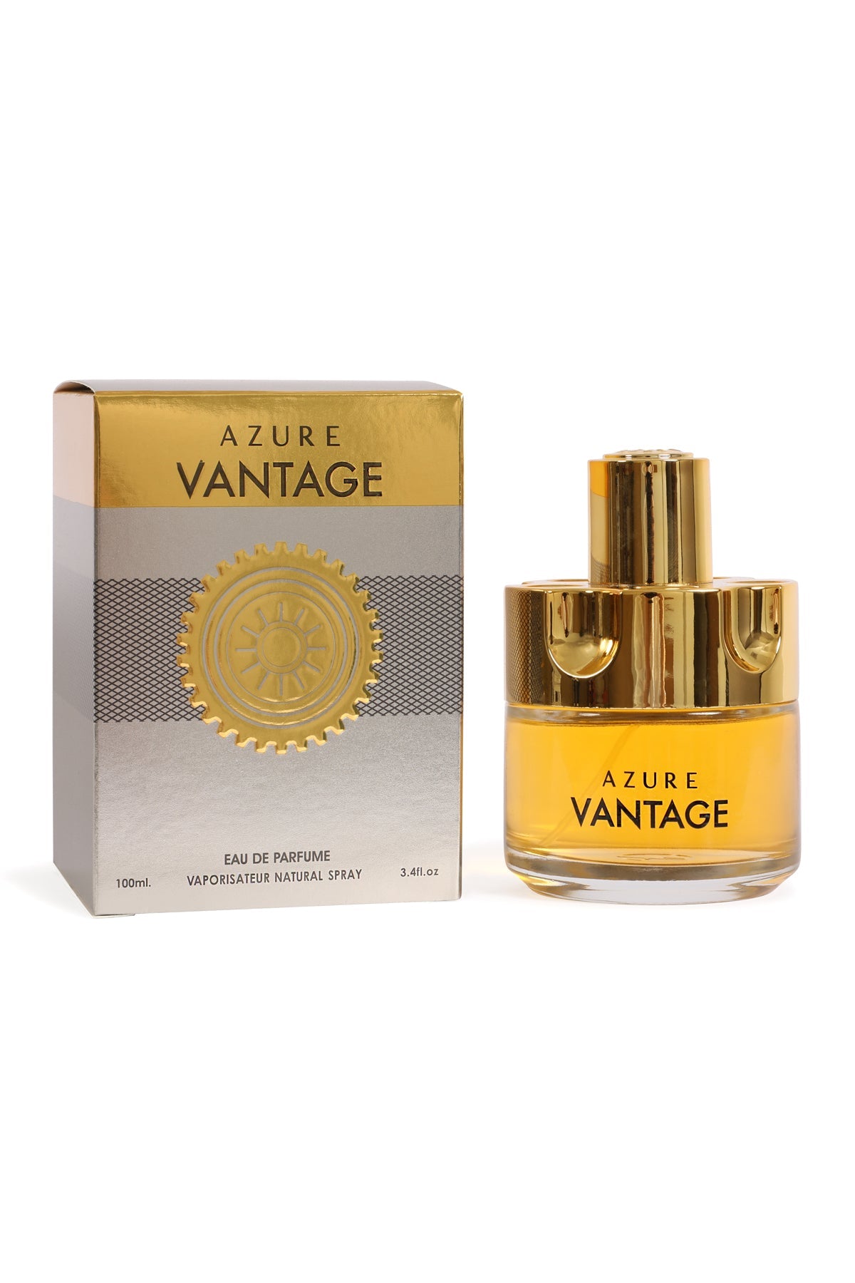 Azure Vantage Spray Cologne Eau De Parfum For Men - 100ML/3.4 FL.OZ.