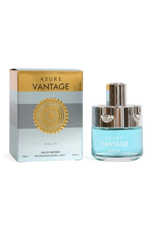 Azure Vantage Aqua Spray Cologne Eau De Parfum For Men - 100ML/3.4 FL.OZ.