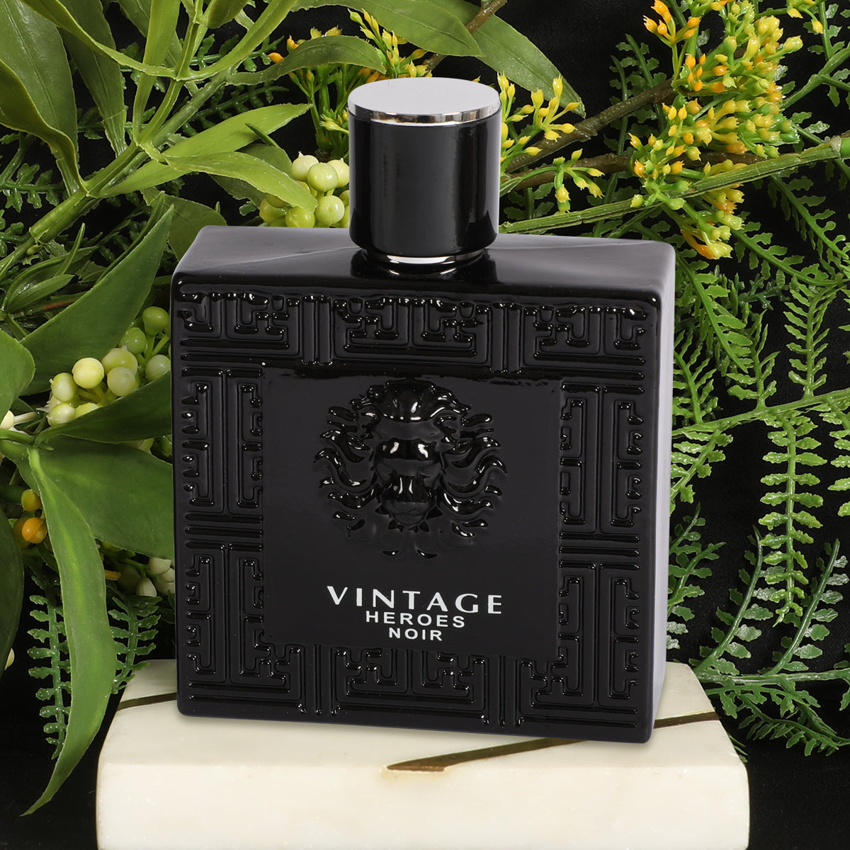 Vintage Hereos Noir Spray Cologne Eau De Parfum For Men - 100ML/3.4 FL.OZ.