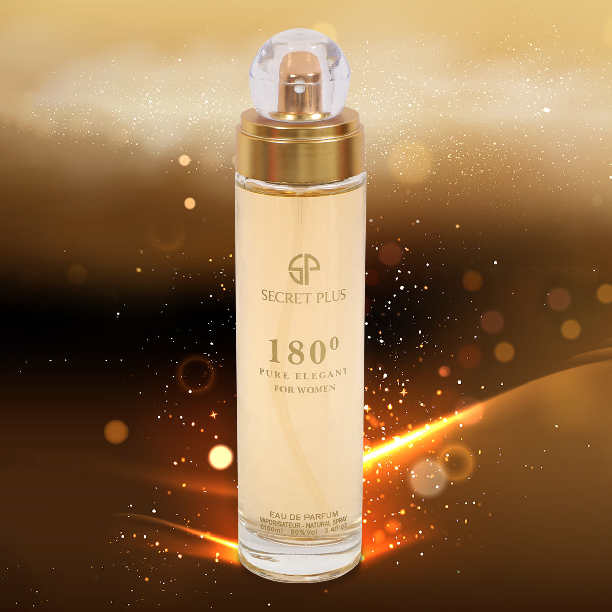 180 Pure Elegant Spray Perfume Eau De Parfum For Women - 100ML/3.4FL.OZ.