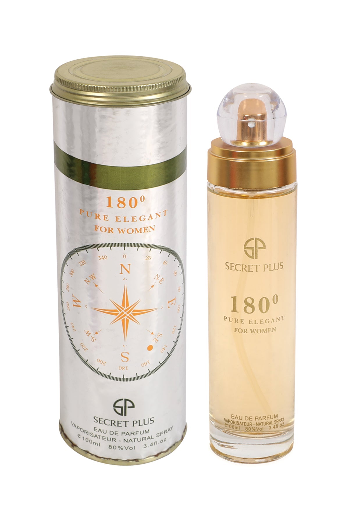 180 Pure Elegant Spray Perfume Eau De Parfum For Women - 100ML/3.4FL.OZ.