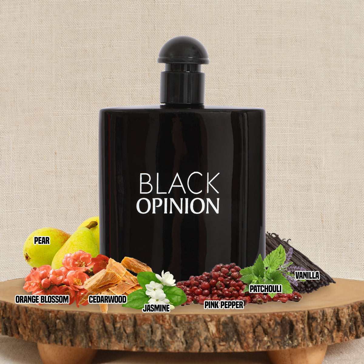 Black Opinion Spray Perfume Eau De Parfum For Women -100ML/3.4 FL.OZ