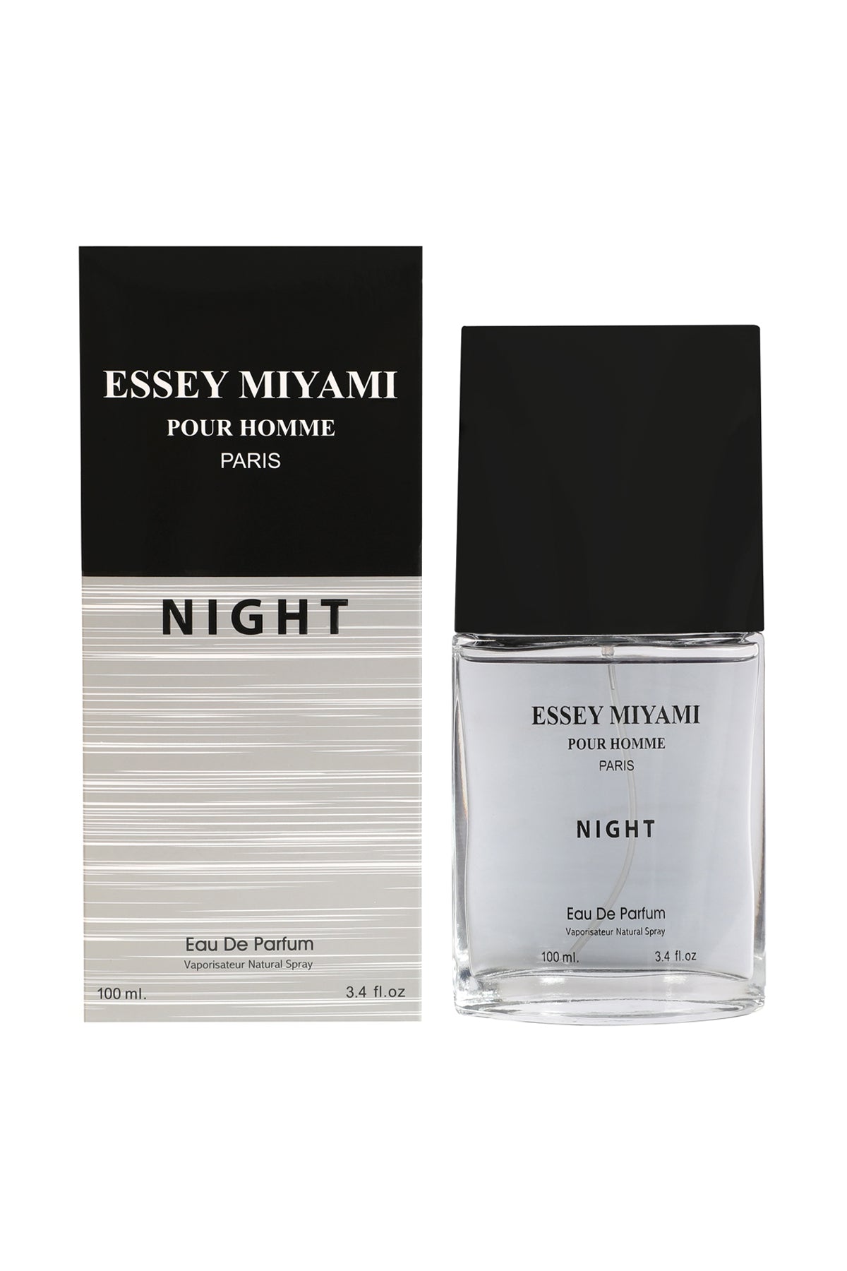 Essey Miyami Paris Night Spray Perfume Eau De Parfum For Men - 100ML/3.4FL.OZ.